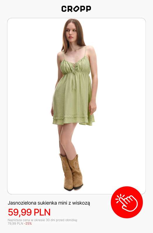 Cropp - gazetka promocyjna Sukienki Babydoll od czwartku 18.06  - strona 8