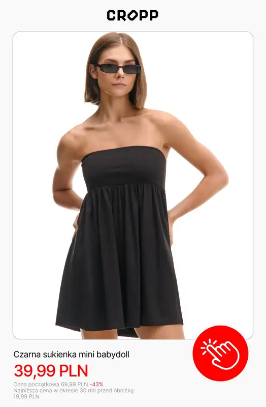 Cropp - gazetka promocyjna Sukienki Babydoll od czwartku 18.06  - strona 10