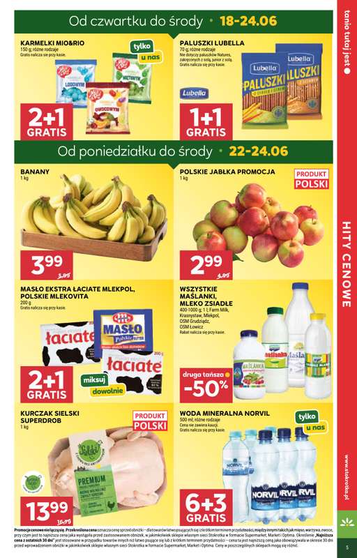Stokrotka - gazetka promocyjna Gazetka Supermarket od czwartku 18.06 do środy 24.06 - strona 7