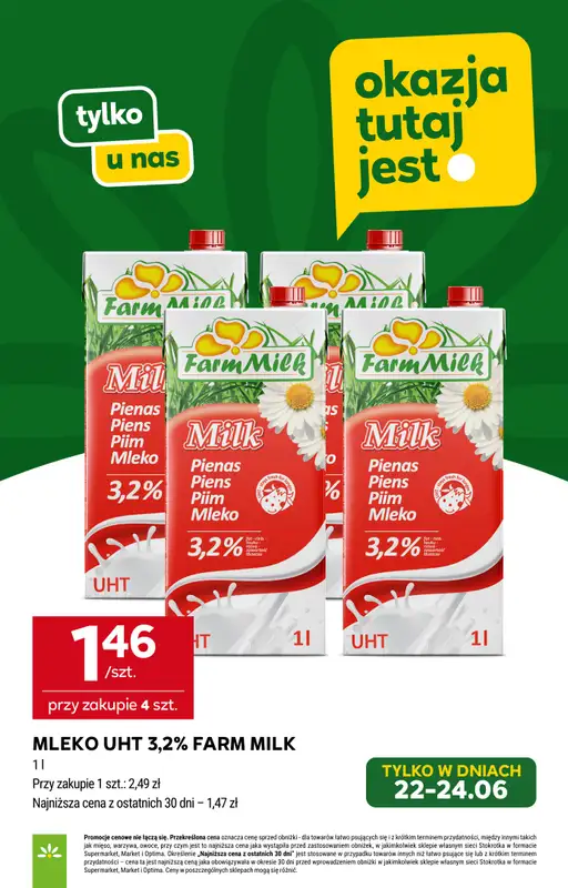 Stokrotka - gazetka promocyjna Gazetka Supermarket od czwartku 18.06 do środy 24.06 - strona 22
