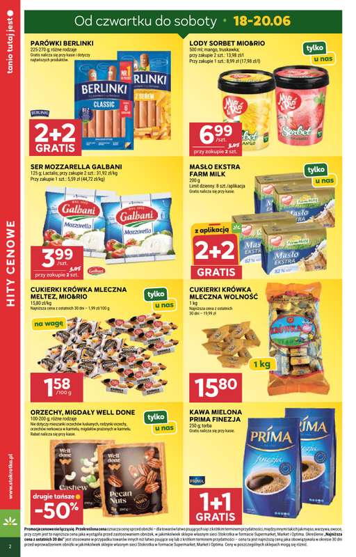 Stokrotka - gazetka promocyjna Gazetka Supermarket od czwartku 18.06 do środy 24.06 - strona 4