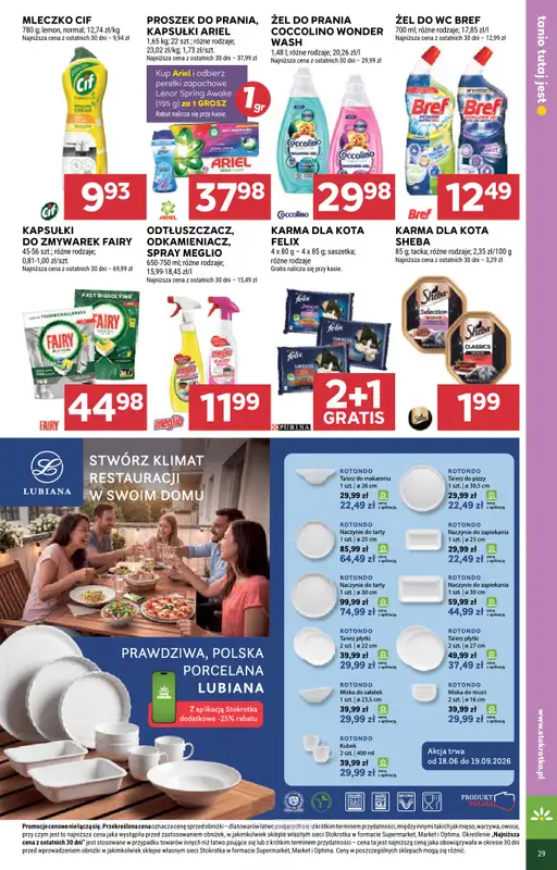 Stokrotka - gazetka promocyjna Gazetka Supermarket od czwartku 18.06 do środy 24.06 - strona 43