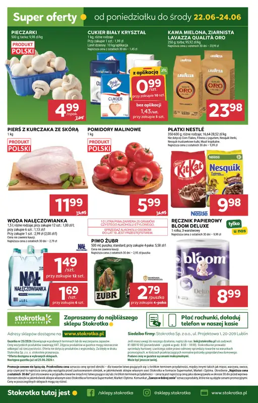 Stokrotka - gazetka promocyjna Gazetka Supermarket od czwartku 18.06 do środy 24.06 - strona 50