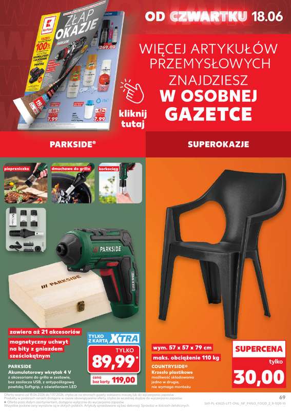 Kaufland - gazetka promocyjna Gazetka Tygodnia od czwartku 18.06 do środy 24.06 - strona 69