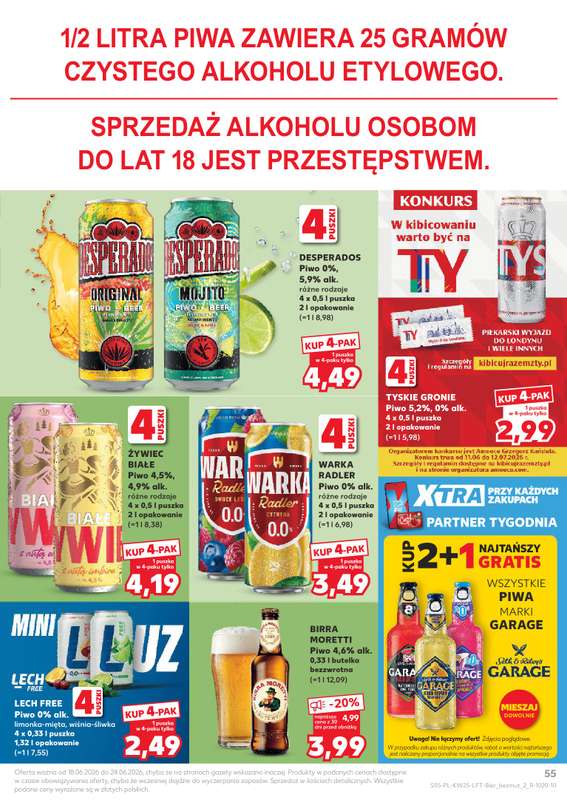Kaufland - gazetka promocyjna Gazetka Tygodnia od czwartku 18.06 do środy 24.06 - strona 55