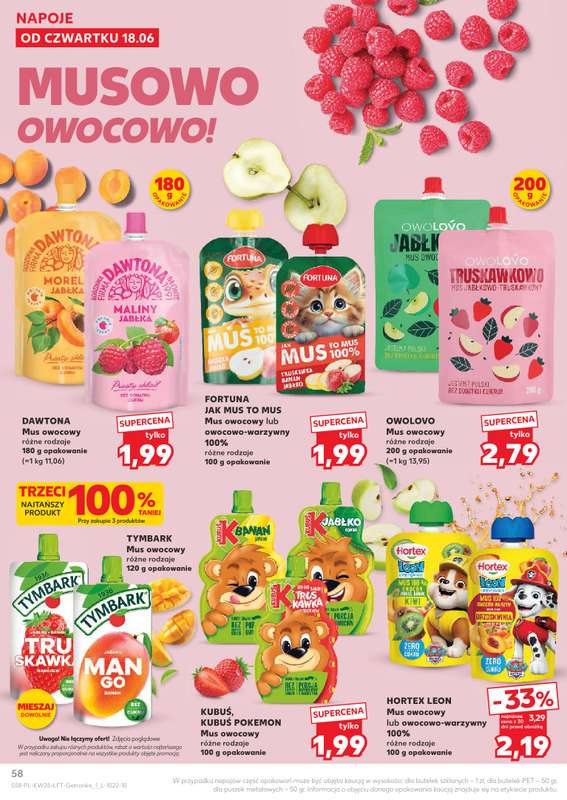 Kaufland - gazetka promocyjna Gazetka Tygodnia od czwartku 18.06 do środy 24.06 - strona 58