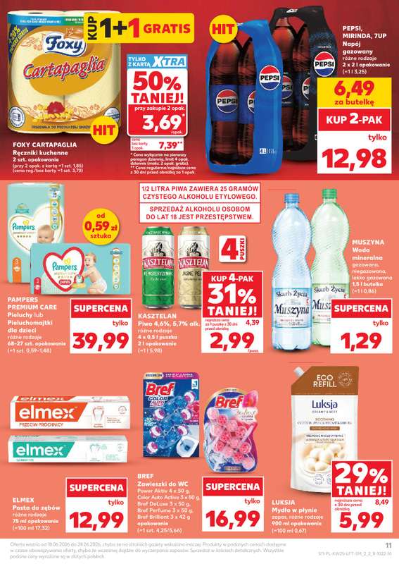 Kaufland - gazetka promocyjna Gazetka Tygodnia od czwartku 18.06 do środy 24.06 - strona 11