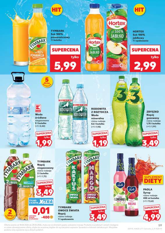 Kaufland - gazetka promocyjna Gazetka Tygodnia od czwartku 18.06 do środy 24.06 - strona 59