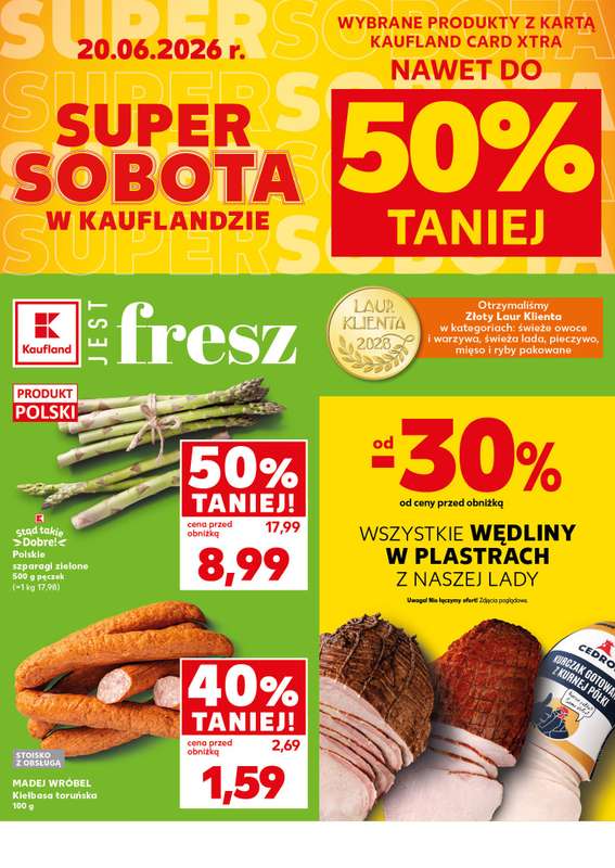 Kaufland - gazetka promocyjna Oferta Kaufland - SUPER SOBOTA od soboty 20.06 do soboty 20.06 - strona 2