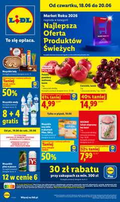 Lidl - gazetka promocyjna Oferta od czwartku od czwartku 18.06 do soboty 20.06
