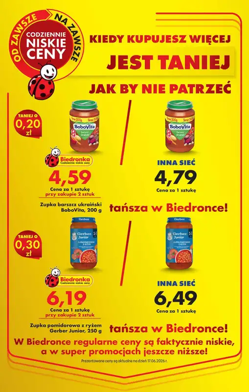 Biedronka - gazetka promocyjna Kupujesz więcej, jest taniej   - strona 3