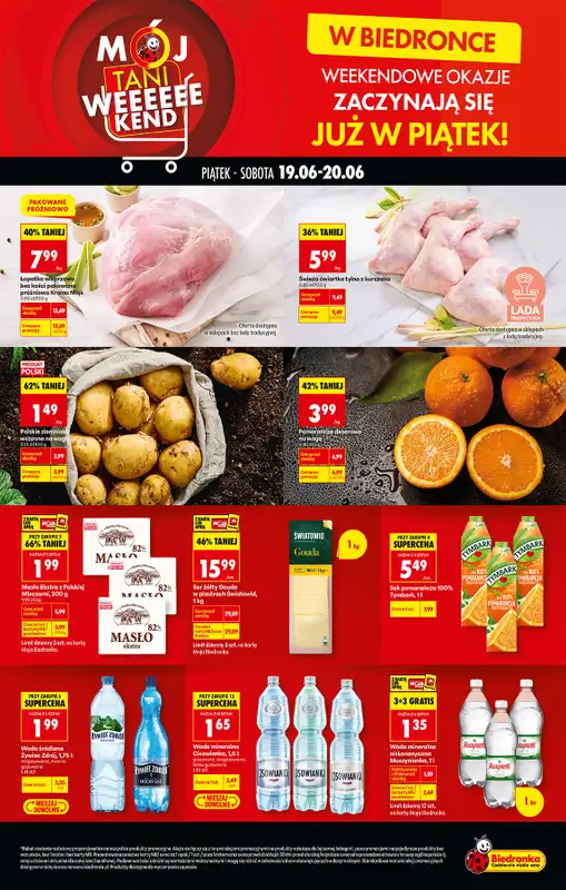 Biedronka - gazetka promocyjna Tani weekend  