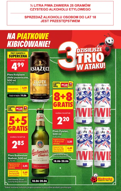 Biedronka - gazetka promocyjna Piątkowe kibicowanie   - strona 2