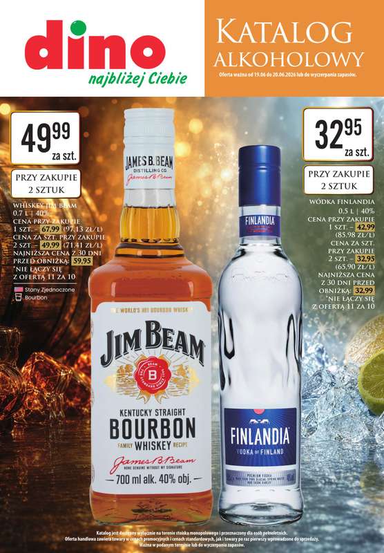 Dino - gazetka promocyjna Katalog alkoholowy - czerwiec 2026ㅤ od piątku 19.06 do soboty 20.06