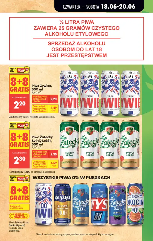 Biedronka - gazetka promocyjna Od czwartku od czwartku 18.06 do środy 24.06 - strona 21