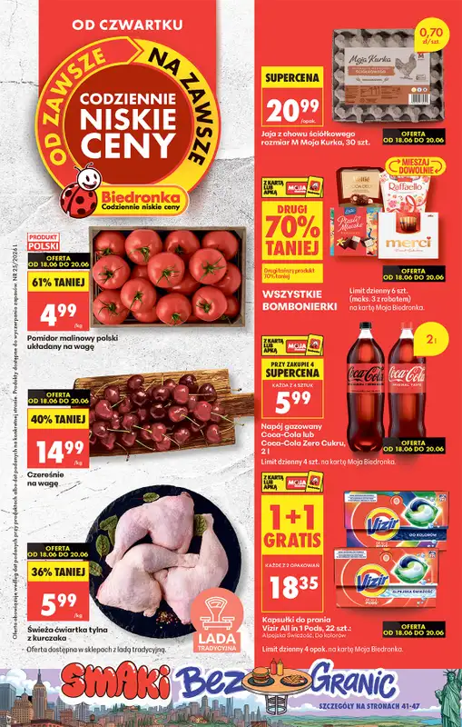 Biedronka - gazetka promocyjna Od czwartku, Z ladą tradycyjną  