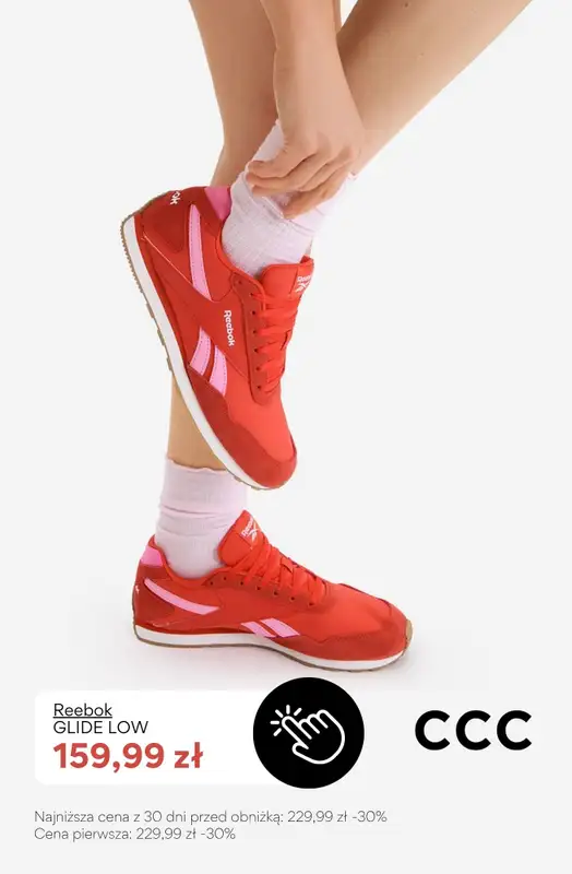 CCC - gazetka promocyjna PROMOCJE do -50% na damskie obuwie marki REEBOK od niedzieli 21.06  - strona 4