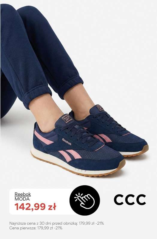 CCC - gazetka promocyjna PROMOCJE do -50% na damskie obuwie marki REEBOK od niedzieli 21.06  - strona 3