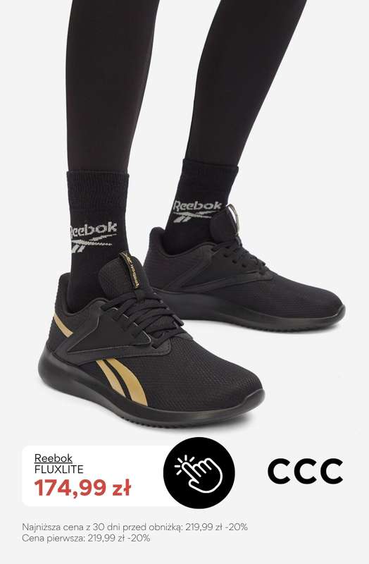 CCC - gazetka promocyjna PROMOCJE do -50% na damskie obuwie marki REEBOK od niedzieli 21.06  - strona 9