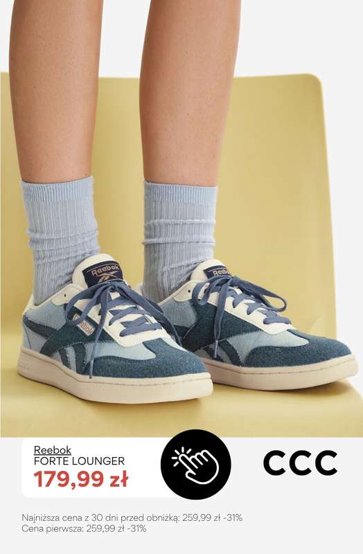 CCC - gazetka promocyjna PROMOCJE do -50% na damskie obuwie marki REEBOK od niedzieli 21.06  - strona 10