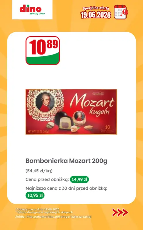 Dino - gazetka promocyjna Specjalna oferta na 19.06.2026 - promocje spoza gazetki od piątku 19.06 do piątku 19.06 - strona 10