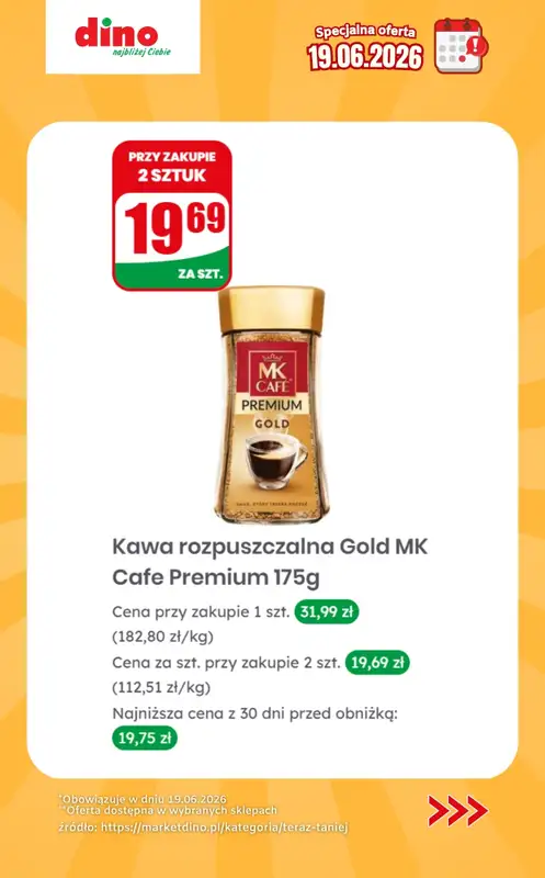 Dino - gazetka promocyjna Specjalna oferta na 19.06.2026 - promocje spoza gazetki od piątku 19.06 do piątku 19.06 - strona 9