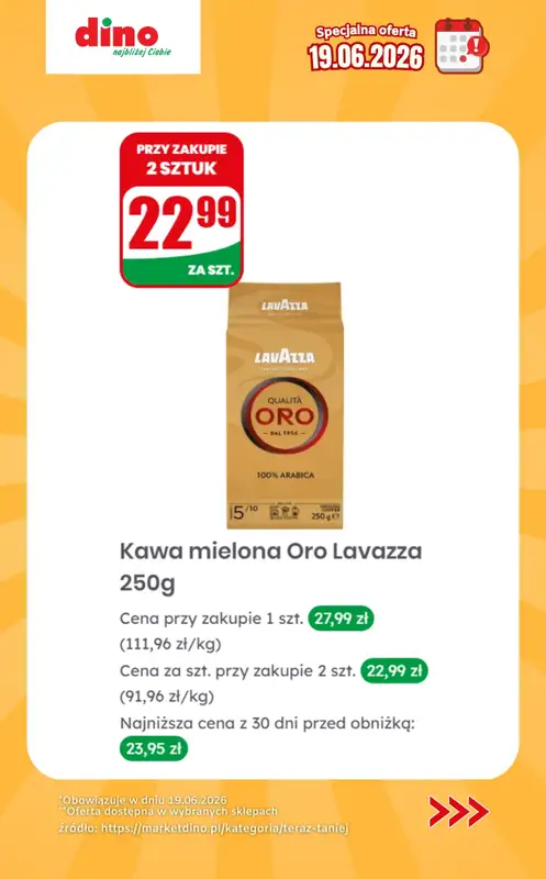 Dino - gazetka promocyjna Specjalna oferta na 19.06.2026 - promocje spoza gazetki od piątku 19.06 do piątku 19.06 - strona 5