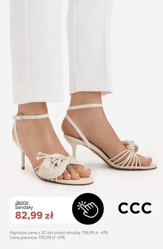CCC - gazetka promocyjna Do -50% na sandały na obcasie od niedzieli 21.06  - strona 9