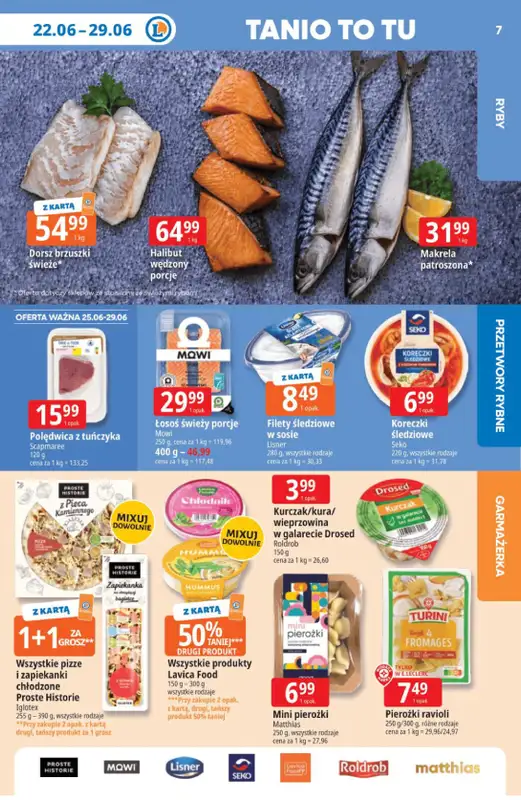 Leclerc - gazetka promocyjna Oferta E.Leclerc I Tanio to tu! od poniedziałku 22.06 do poniedziałku 29.06 - strona 7