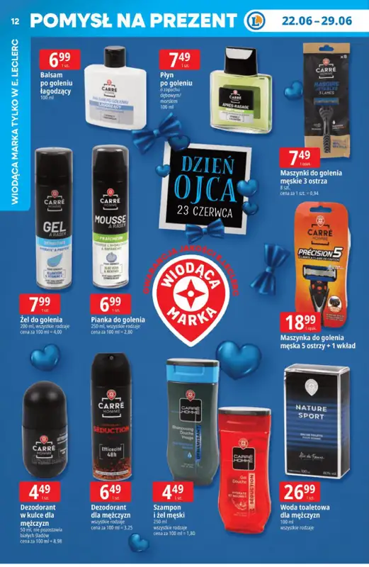 Leclerc - gazetka promocyjna Oferta E.Leclerc I Tanio to tu! od poniedziałku 22.06 do poniedziałku 29.06 - strona 12