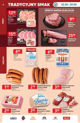 Leclerc - gazetka promocyjna Oferta E.Leclerc I Tanio to tu! od poniedziałku 22.06 do poniedziałku 29.06 - strona 6