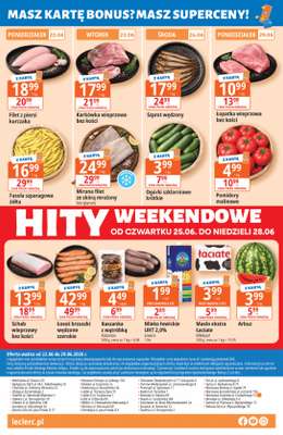 Leclerc - gazetka promocyjna Oferta E.Leclerc I Tanio to tu! od poniedziałku 22.06 do poniedziałku 29.06 - strona 14