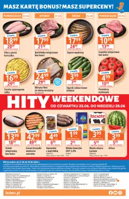 Leclerc - gazetka promocyjna Oferta E.Leclerc I Tanio to tu! od poniedziałku 22.06 do poniedziałku 29.06 - strona 14