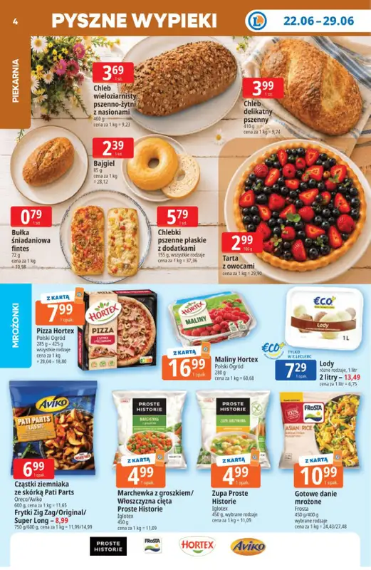 Leclerc - gazetka promocyjna Oferta E.Leclerc I Tanio to tu! od poniedziałku 22.06 do poniedziałku 29.06 - strona 4