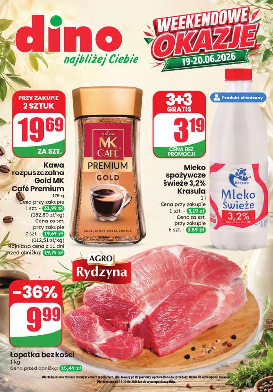 Dino - gazetka promocyjna Katalog - Weekendowe Okazjeㅤ od piątku 19.06 do soboty 20.06