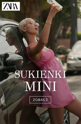 Zara - gazetka promocyjna Sukienki mini – babydoll, groszki i letnie trendy od soboty 20.06 