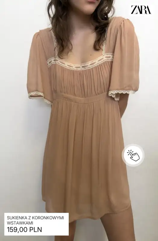 Zara - gazetka promocyjna Sukienki mini – babydoll, groszki i letnie trendy od soboty 20.06  - strona 4
