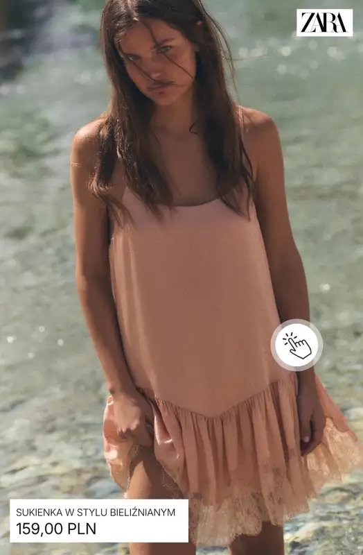 Zara - gazetka promocyjna Sukienki mini – babydoll, groszki i letnie trendy od soboty 20.06  - strona 11