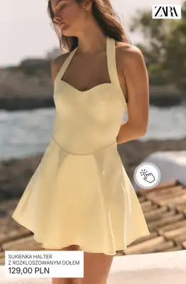 Zara - gazetka promocyjna Sukienki mini – babydoll, groszki i letnie trendy od soboty 20.06  - strona 6