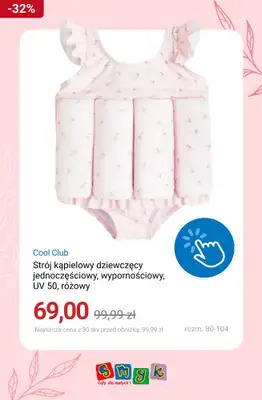 Smyk - gazetka promocyjna Stroje kąpielowe w supercenach! od piątku 19.06  - strona 4