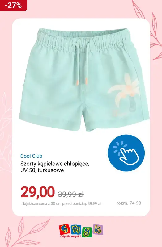 Smyk - gazetka promocyjna Stroje kąpielowe w supercenach! od piątku 19.06  - strona 2
