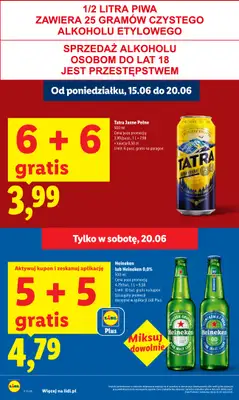 Lidl - gazetka promocyjna Oferta od czwartku od czwartku 18.06 do soboty 20.06 - strona 20