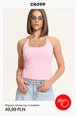 Cropp - gazetka promocyjna Topy damskie od 15,99 zł od piątku 19.06  - strona 8