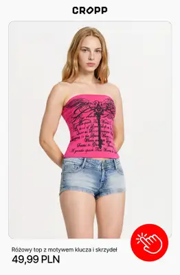 Cropp - gazetka promocyjna Topy damskie od 15,99 zł od piątku 19.06  - strona 10