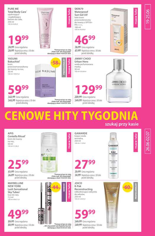Hebe - gazetka promocyjna Gazetka od piątku 19.06 do czwartku 02.07 - strona 13