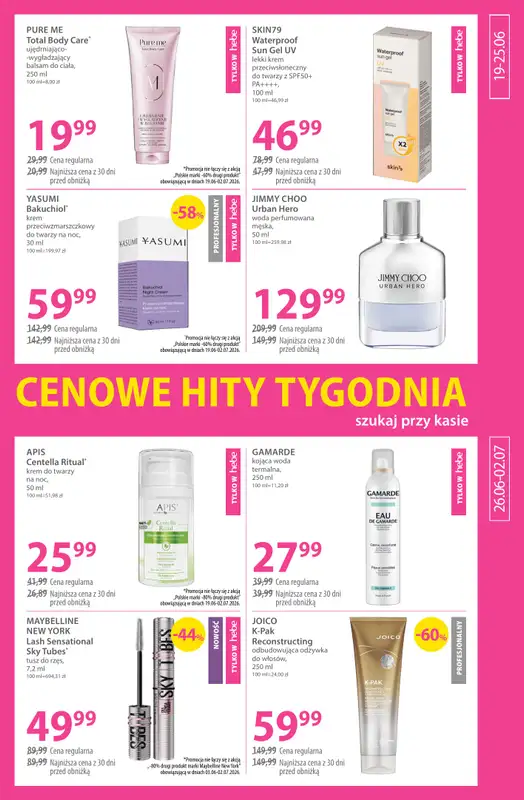 Hebe - gazetka promocyjna Gazetka od piątku 19.06 do czwartku 02.07 - strona 13
