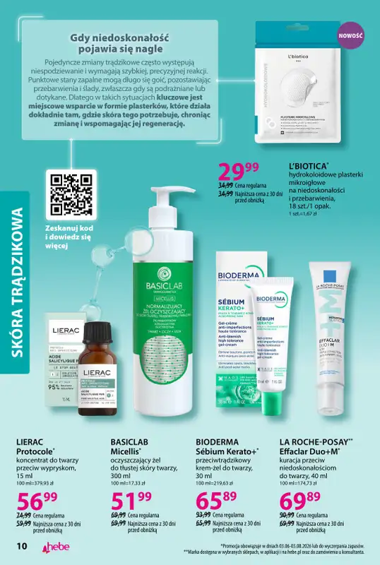 Hebe - gazetka promocyjna Katalog Dermokosmetyki od piątku 19.06 do poniedziałku 03.08 - strona 10