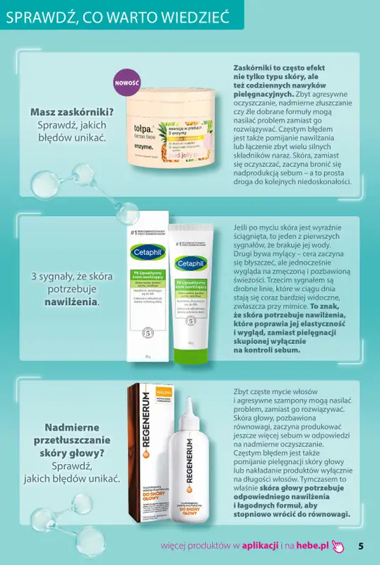 Hebe - gazetka promocyjna Katalog Dermokosmetyki od piątku 19.06 do poniedziałku 03.08 - strona 5