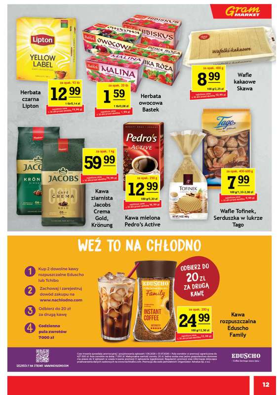 Gram Market - gazetka promocyjna Gazetka od środy 24.06 do wtorku 30.06 - strona 12