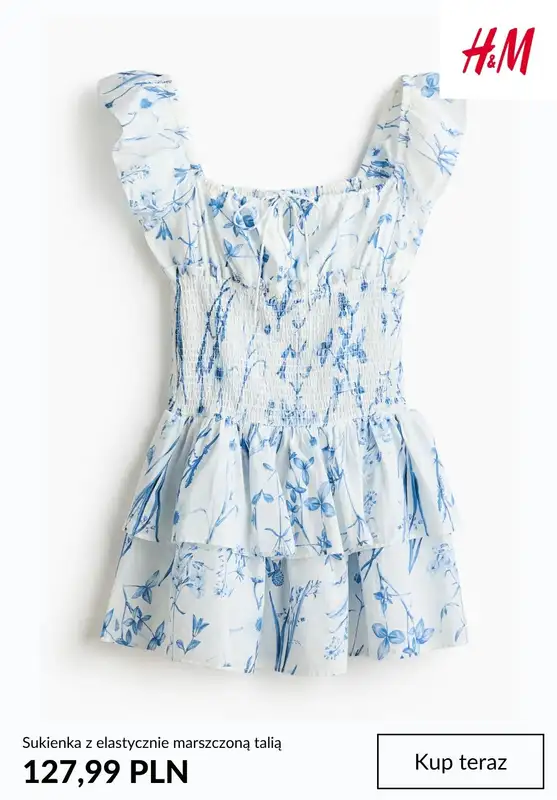 H&M - gazetka promocyjna Sukienki babydoll od soboty 20.06  - strona 4